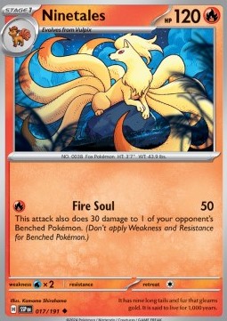 Ninetales - Surging Sparks (Uncommon) [SSP-017] Hover Image