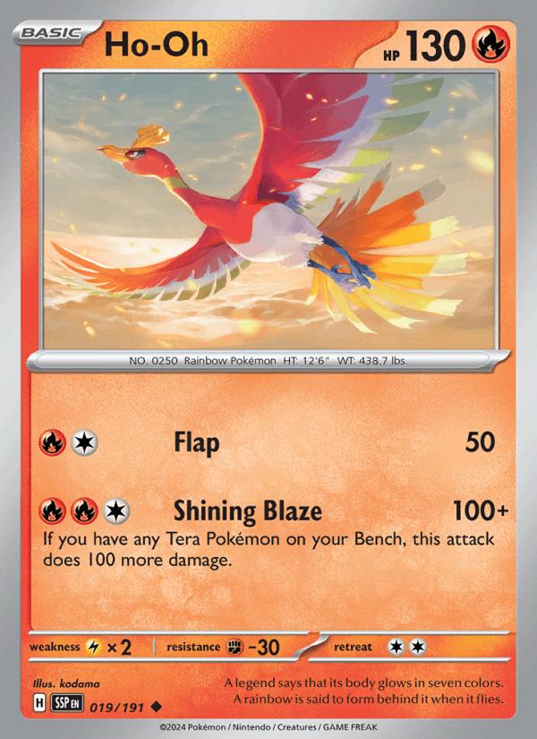 Ho-Oh - Surging Sparks (Uncommon) [SSP-019] Hauptbild