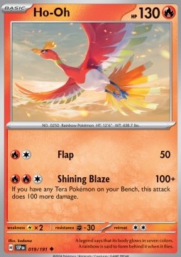 Ho-Oh - Surging Sparks (Uncommon) [SSP-019] Hover Image