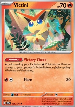 Victini - Surging Sparks (Uncommon) [SSP-021] Hover Image