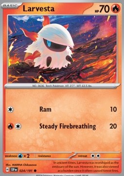 Larvesta - Surging Sparks (Common) [SSP-024] Main image