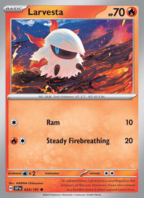Larvesta - Surging Sparks (Common) [SSP-024] Hoofdafbeelding