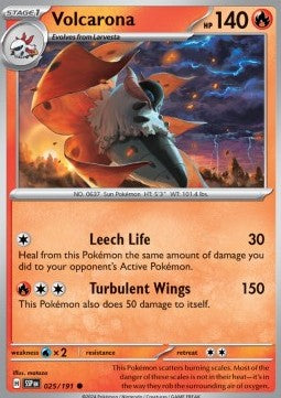 Volcarona - Surging Sparks (Common) [SSP-025] Hover Image