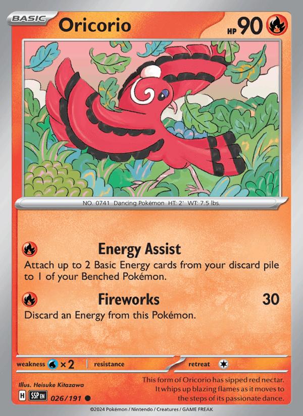 Oricorio - Surging Sparks (Common) [SSP-026] Main image