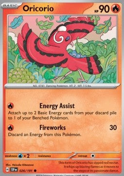 Oricorio - Surging Sparks (Common) [SSP-026] Hover Image