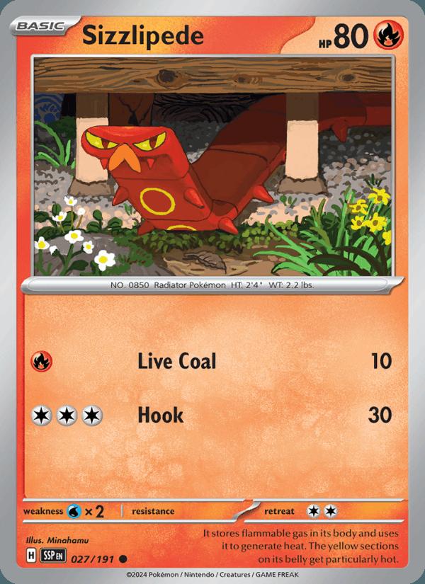 Sizzlipede - Surging Sparks (Common) [SSP-027] Hoofdafbeelding