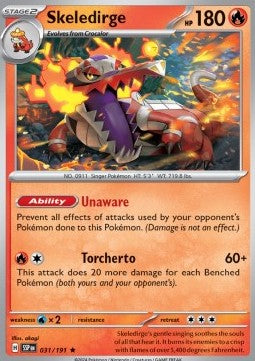 Skeledirge - Surging Sparks (Rare) [SSP-031] Hover Image