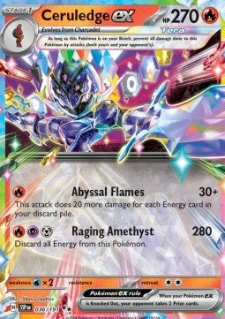 Ceruledge ex - Surging Sparks (Double Rare) [SSP-036] Hauptbild