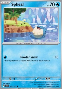 Spheal - Surging Sparks (Common) [SSP-043]