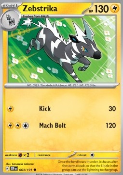 Zebstrika - Surging Sparks (Common) [SSP-063]