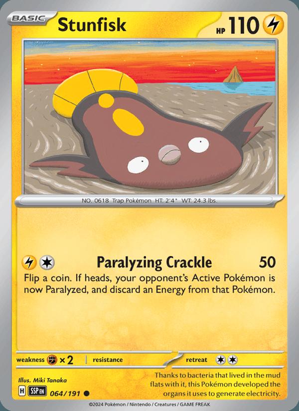 Stunfisk - Surging Sparks (Common) [SSP-064] Main image