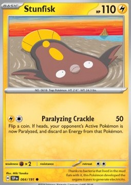 Stunfisk - Surging Sparks (Common) [SSP-064] Hover Image