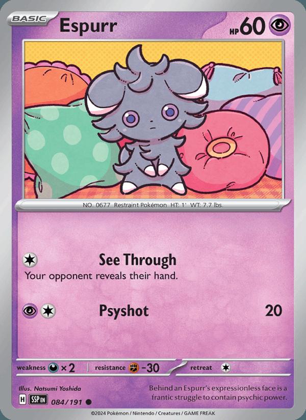 Espurr - Surging Sparks (Common) [SSP-084] Image principale du produit