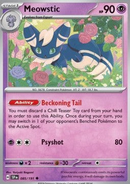 Meowstic - Surging Sparks (Uncommon) [SSP-085] Hover Image