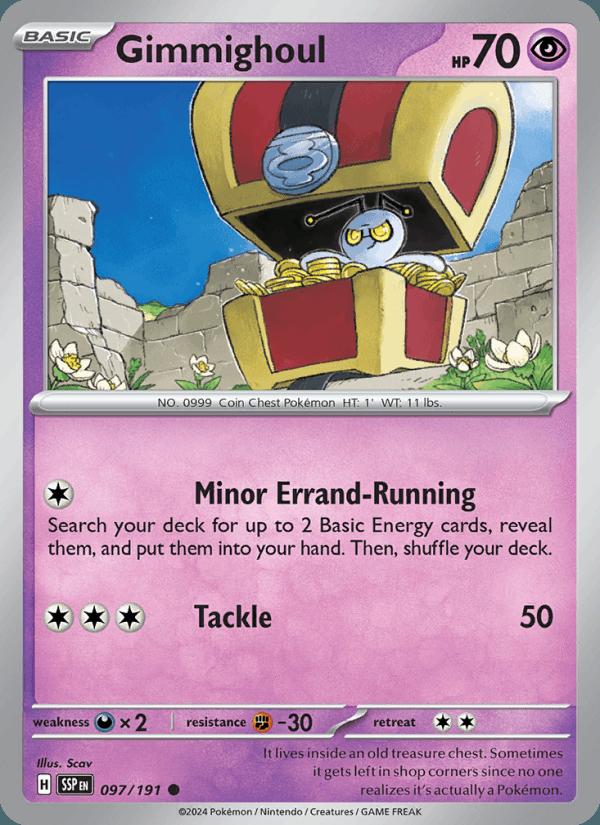 Gimmighoul - Surging Sparks (Common) [SSP-097] Main image