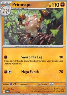 Primeape - Surging Sparks (Common) [SSP-099] Hover Image