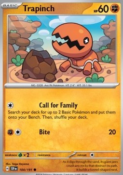 Trapinch - Surging Sparks (Common) [SSP-104] Hover Image