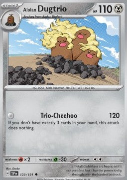 Alolan Dugtrio - Surging Sparks (Uncommon) [SSP-123] Hoofdafbeelding