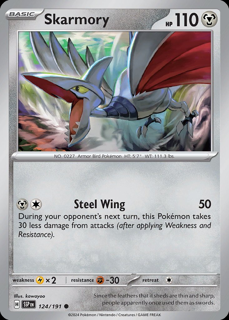 Skarmory - Surging Sparks (Common) [SSP-124] Image principale du produit