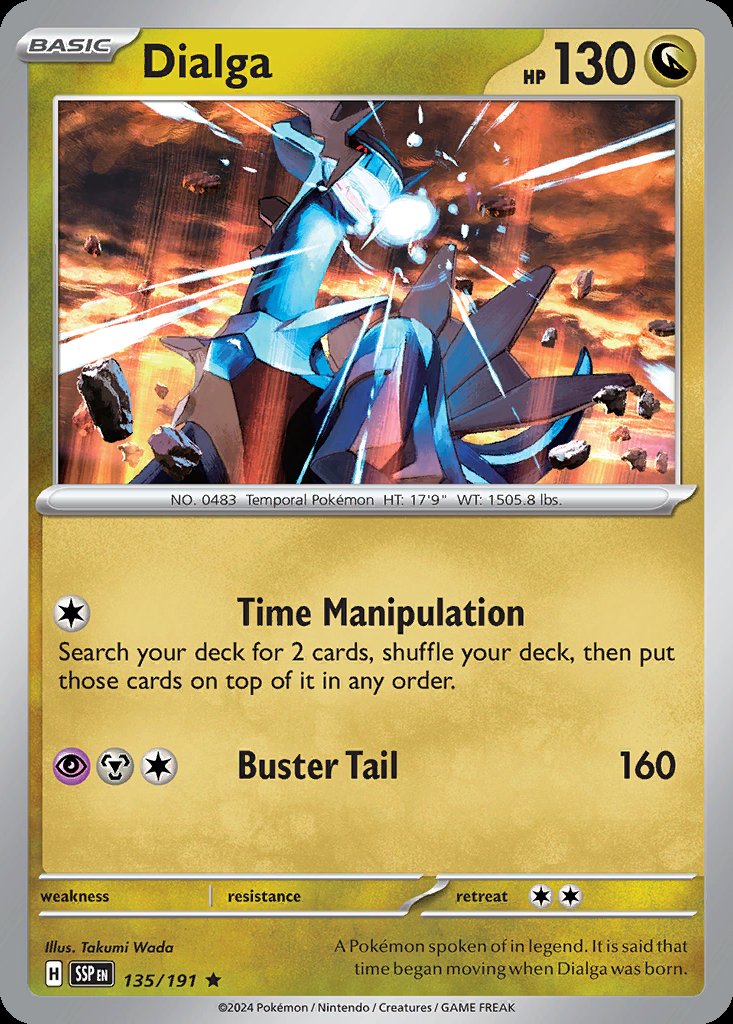 Dialga - Surging Sparks (Rare) [SSP-135] Hauptbild