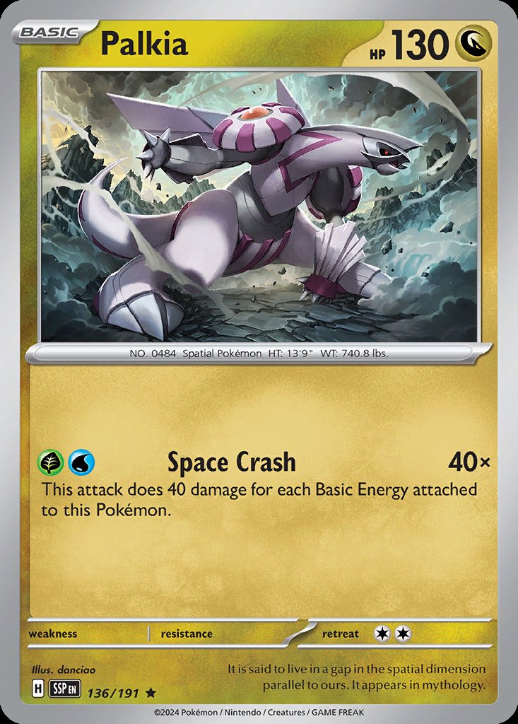 Palkia - Surging Sparks (Rare) [SSP-136] Main image