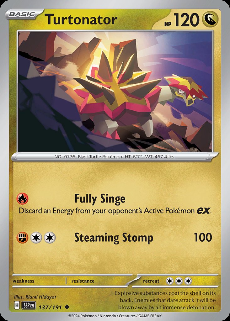 Turtonator - Surging Sparks (Uncommon) [SSP-137] Main image