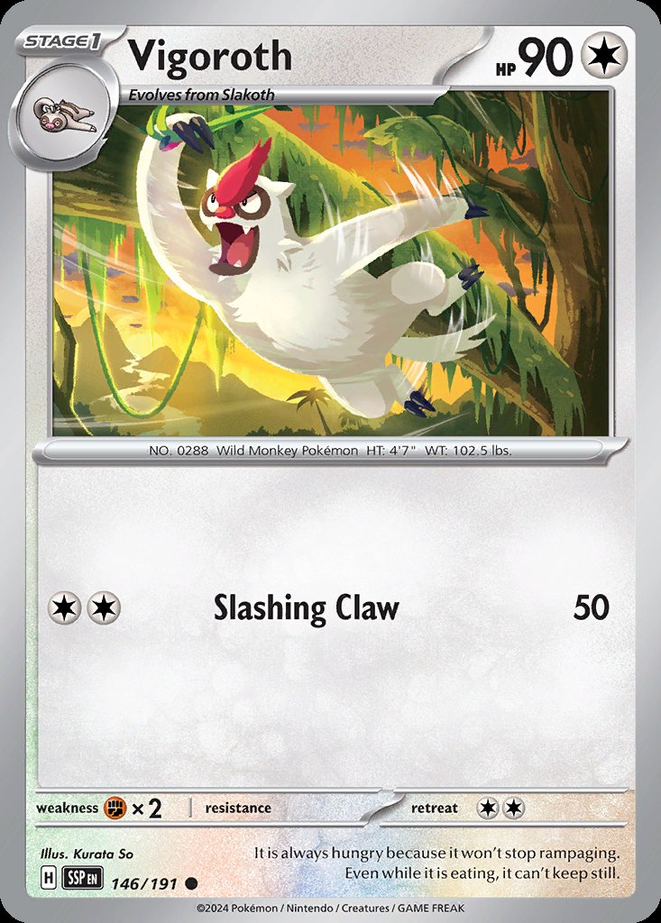 Vigoroth - Surging Sparks (Common) [SSP-146] Main image