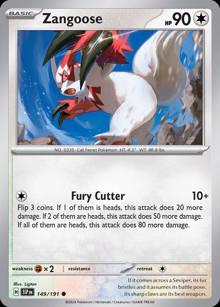 Zangoose - Surging Sparks (Common) [SSP-149] Main image