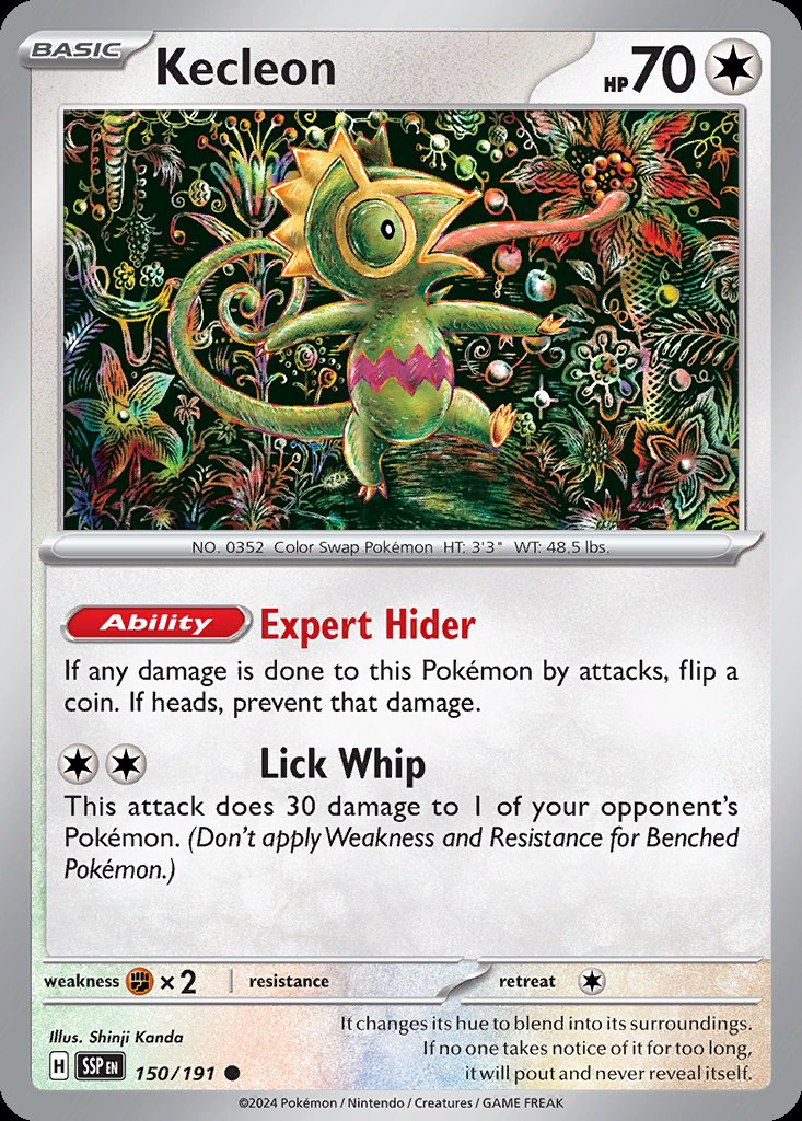 Kecleon - Surging Sparks (Common) [SSP-150] Image principale du produit