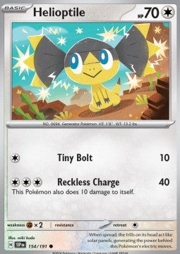 Helioptile - Surging Sparks (Common) [SSP-154] Hauptbild