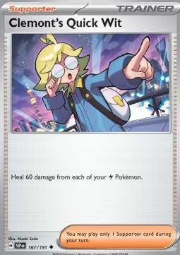 Clemont's Quick Wit - Surging Sparks (Uncommon) [SSP-167] Hauptbild