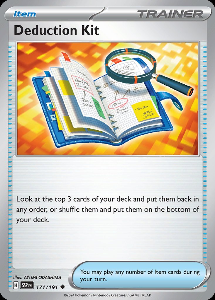 Deduction Kit - Surging Sparks (Uncommon) [SSP-171] Hauptbild