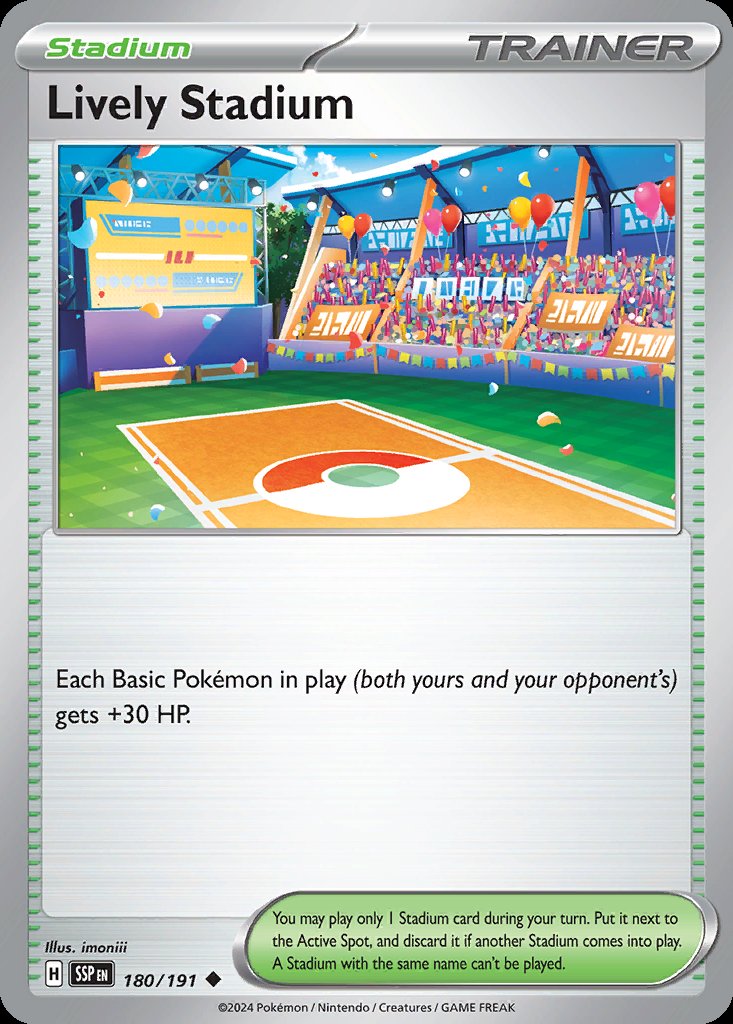 Lively Stadium - Surging Sparks (Uncommon) [SSP-180] Main image