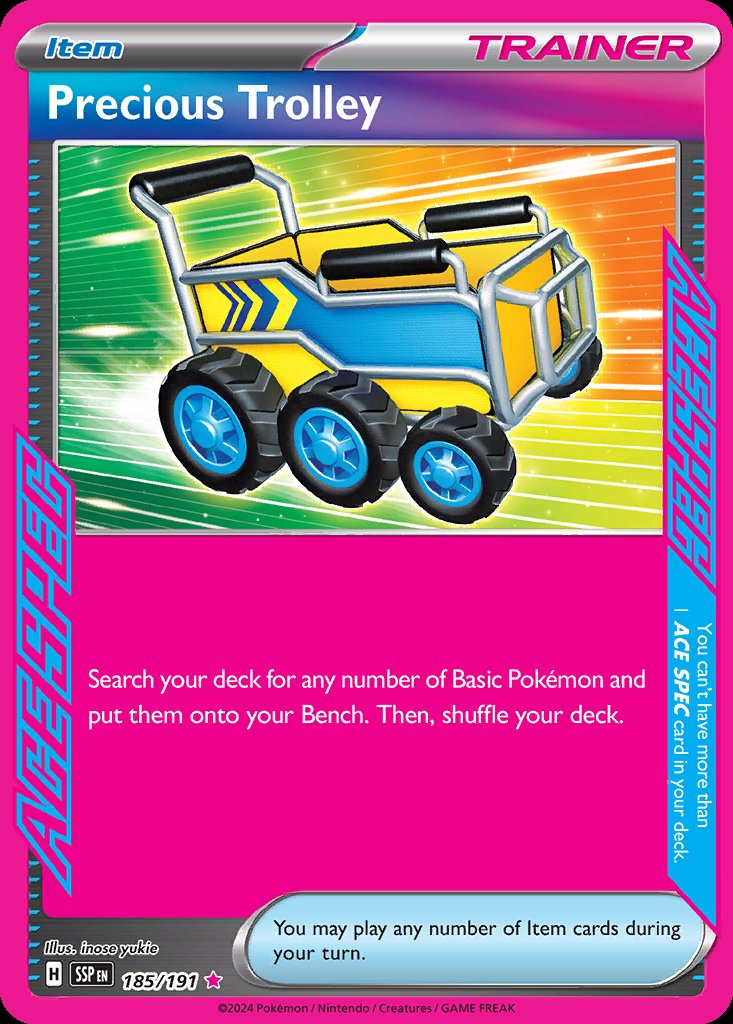 Precious Trolley - Surging Sparks (ACE Rare) [SSP-185] Hoofdafbeelding