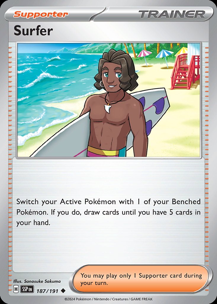 Surfer - Surging Sparks (Uncommon) [SSP-187] Main image