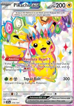 Pikachu ex - Surging Sparks (Ultra Rare) [SSP-219] Hover Image