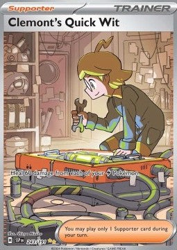 Clemont's Quick Wit - Surging Sparks (Special Illustration Rare) [SSP-243] Hover Image