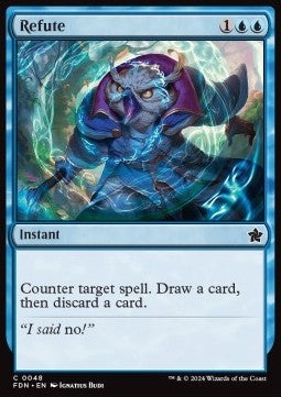 Refute - Magic: The Gathering Foundations (Common) [FDN-48] Main image