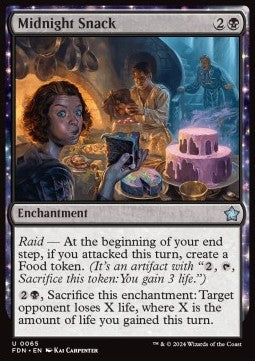 Midnight Snack - Magic: The Gathering Foundations (Uncommon) [FDN-65] Hover Image