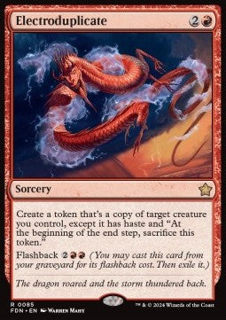 Electroduplicate - Magic: The Gathering Foundations (Rare) [FDN-85] Hover Image