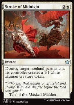 Stroke of Midnight - Magic: The Gathering Foundations (Uncommon) [FDN-148] Hover Image