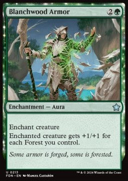 Blanchwood Armor - Magic: The Gathering Foundations (Uncommon) [FDN-213] Image principale du produit