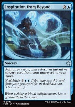 Inspiration from Beyond - Magic: The Gathering Foundations (Uncommon) [FDN-43] Hover Image