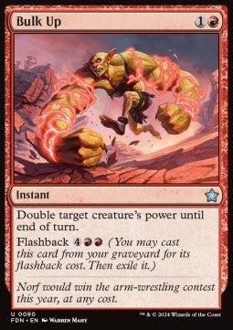 Bulk Up - Magic: The Gathering Foundations (Uncommon) [FDN-80] Hover Image