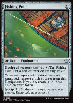 Fishing Pole - Magic: The Gathering Foundations (Uncommon) [FDN-128] Hover Image