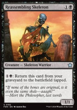 Reassembling Skeleton - Magic: The Gathering Foundations (Uncommon) [FDN-182] Image principale du produit