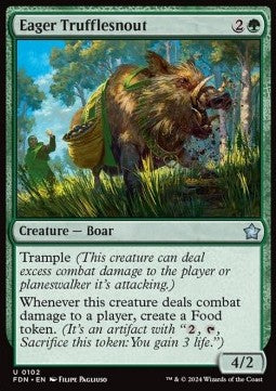 Eager Trufflesnout - Magic: The Gathering Foundations (Uncommon) [FDN-102] Image principale du produit