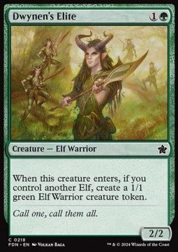 Dwynen's Elite - Magic: The Gathering Foundations (Common) [FDN-218] Hover Image