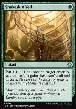 Snakeskin Veil - Magic: The Gathering Foundations (Uncommon) [FDN-233] Hover Image