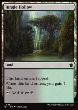 Jungle Hollow - Magic: The Gathering Foundations (Common) [FDN-263] Imagen principal del producto